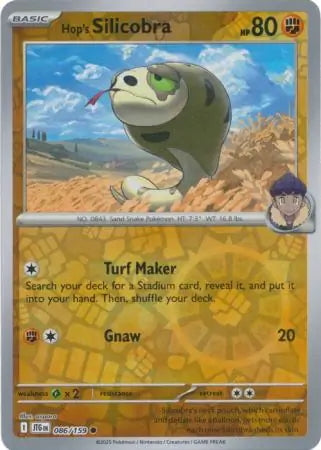 Journey Together Hop's Silicobra #86/159 reverse holo